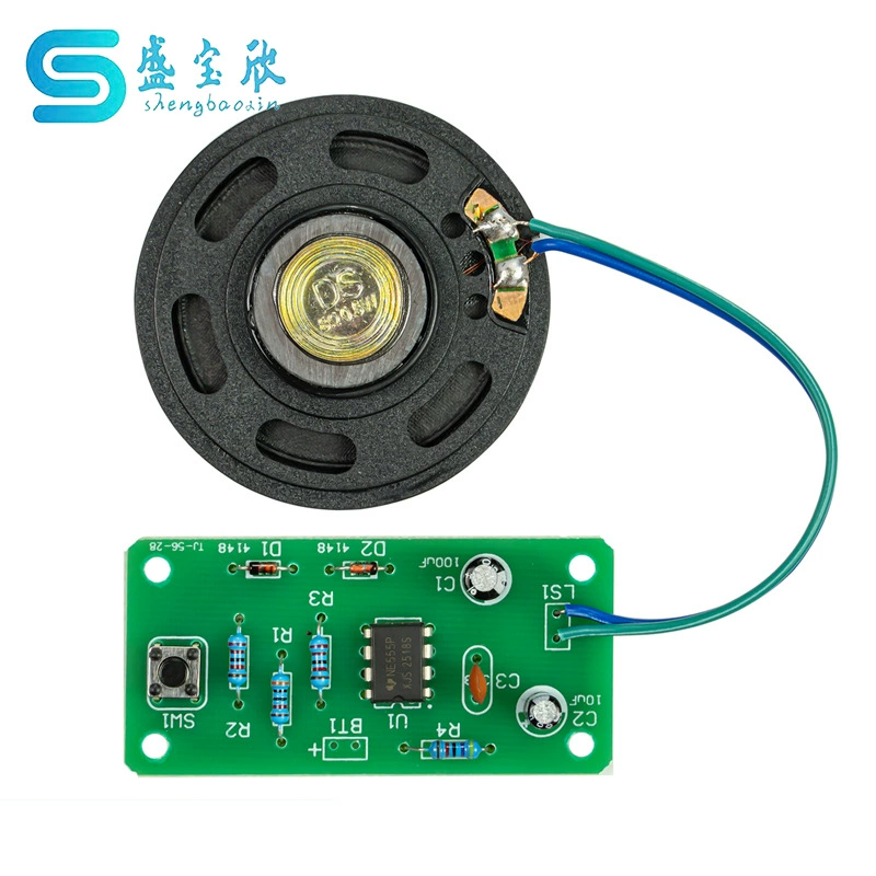 NE555 Dingdong дверной звонок комплект компонентов печатной платы с преобразованием звука Электронное обучение обучение DIY TJ-56-28