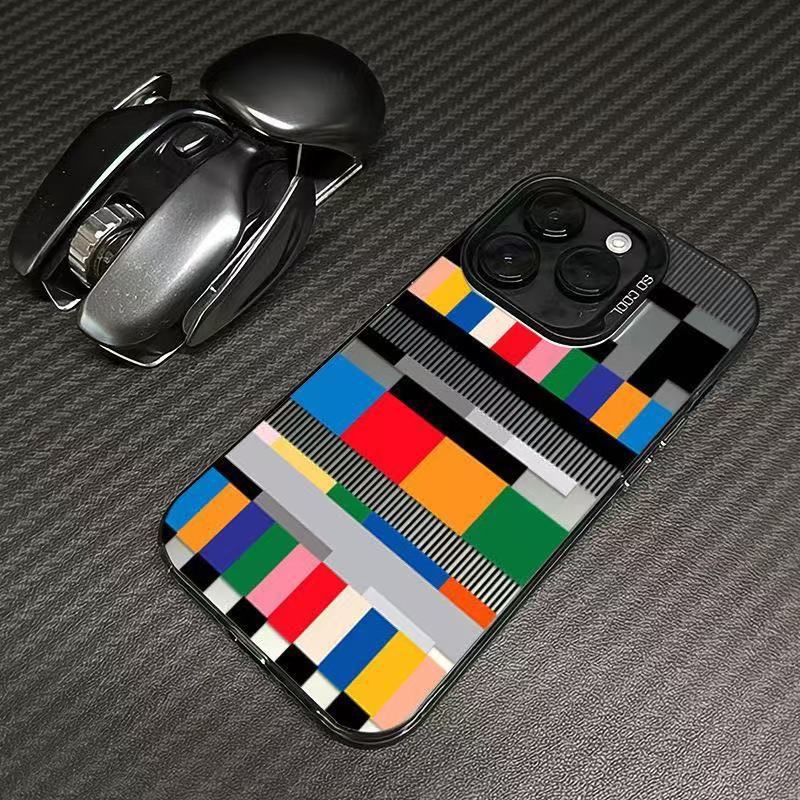 Trendy Brand Suitable for Apple 17/16Pm/15/14 New Creative Tv Signalless Color Silver Mobile Phone