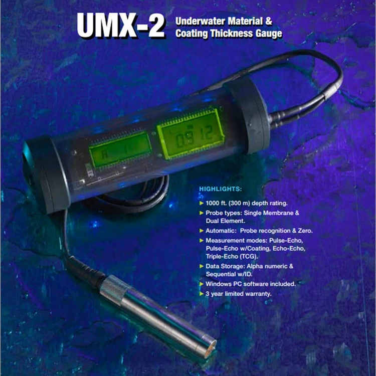 Ультразвуковой толщинометр UMX-2 США DAKOTA Da Gao подводный тип