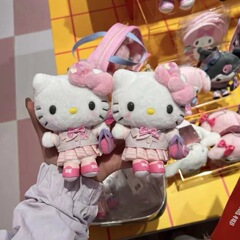 漫画热い贩売平成高校KTストラップかわいい平成ギャルKTストラップ人形女の子バックパック卸売