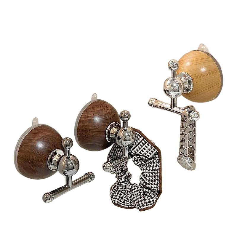 Gancho de baño de ventosa de estilo medieval sin agujeros de carga percha gancho de ropa gancho adhesivo toallas sin marca percha doméstica