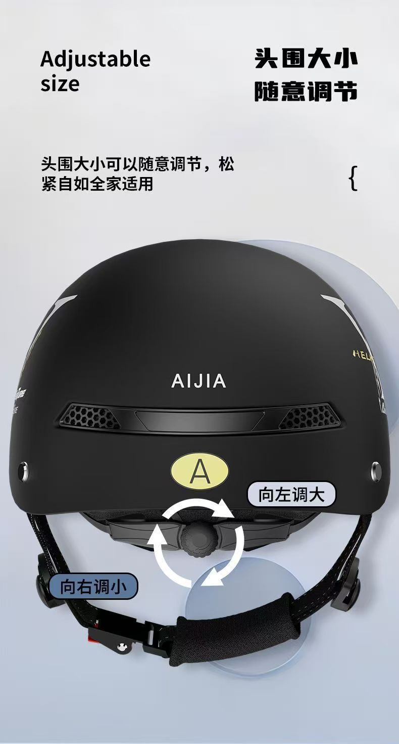 3C Certified Breathable Lightweight Motorcycle Helmet for Men and Women Summer Half Helmet Anti-Collision Breathable Half Helmet Hat