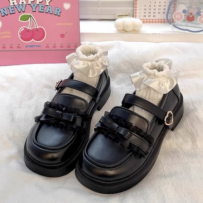 女童皮鞋2025春秋季新款学院风时尚百搭黑色演出鞋小女孩公主单鞋|undefined