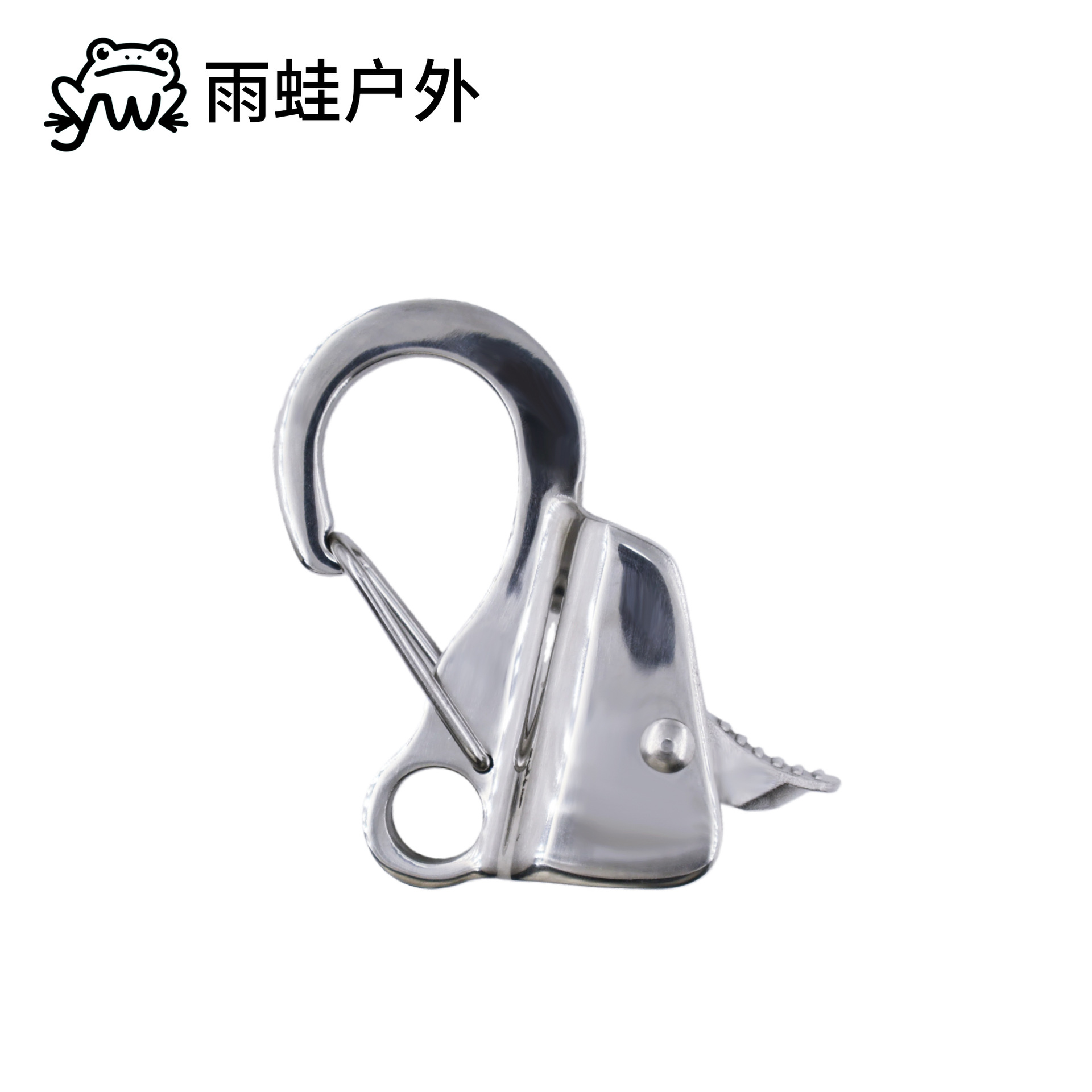 304 不锈钢快速穿绳钩船锚滑动弹簧钩可调节挡泥板五金钩厂家现货