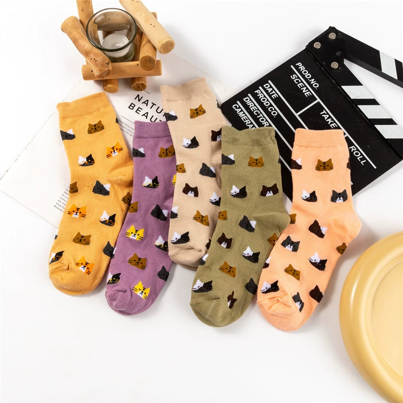 Демисезонные трехмерные Cartoon knee socks, Amazon, оптовая
