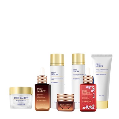 ESLFF LANDFR兰黛菁萃小棕瓶精华液水乳护肤品套装眼霜补水保湿化