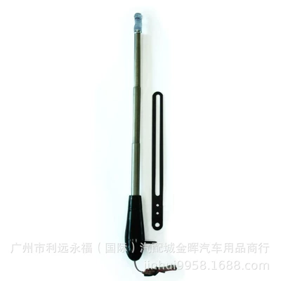 flagpole light, front car antenna | vehicle antenna - 272a-blue-light-black