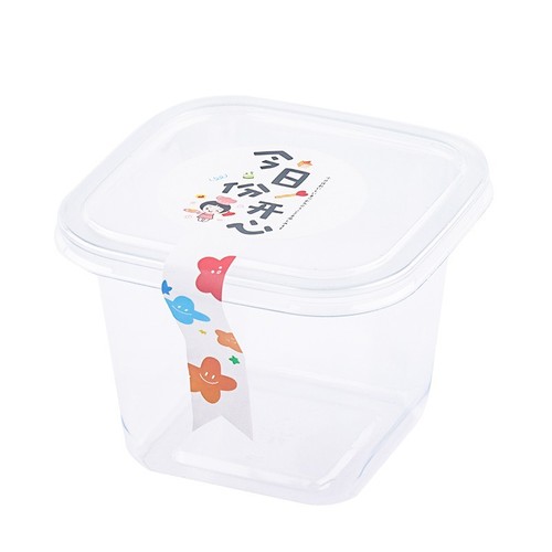 Mousse soy milk thousand-layer Western cake packaging box tiramisu dessert transparent plastic wholesale packaging box