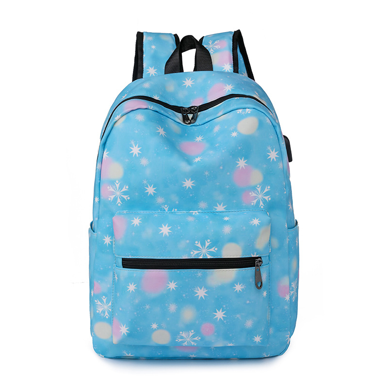 New Fashion Printed for Women's Multifunctional Travel Backpack Sweet Style Junior High School College Student backpack_voghion.com