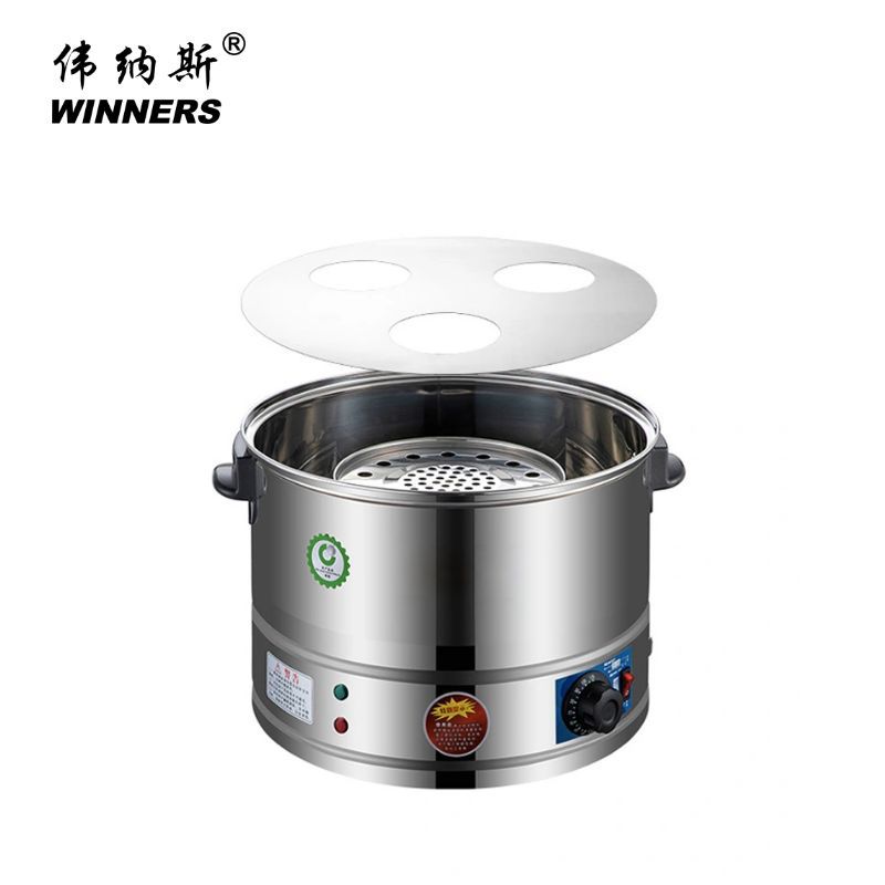 不锈钢商用电蒸包炉大容量全自动三孔包子机小笼包保温蒸锅电蒸桶