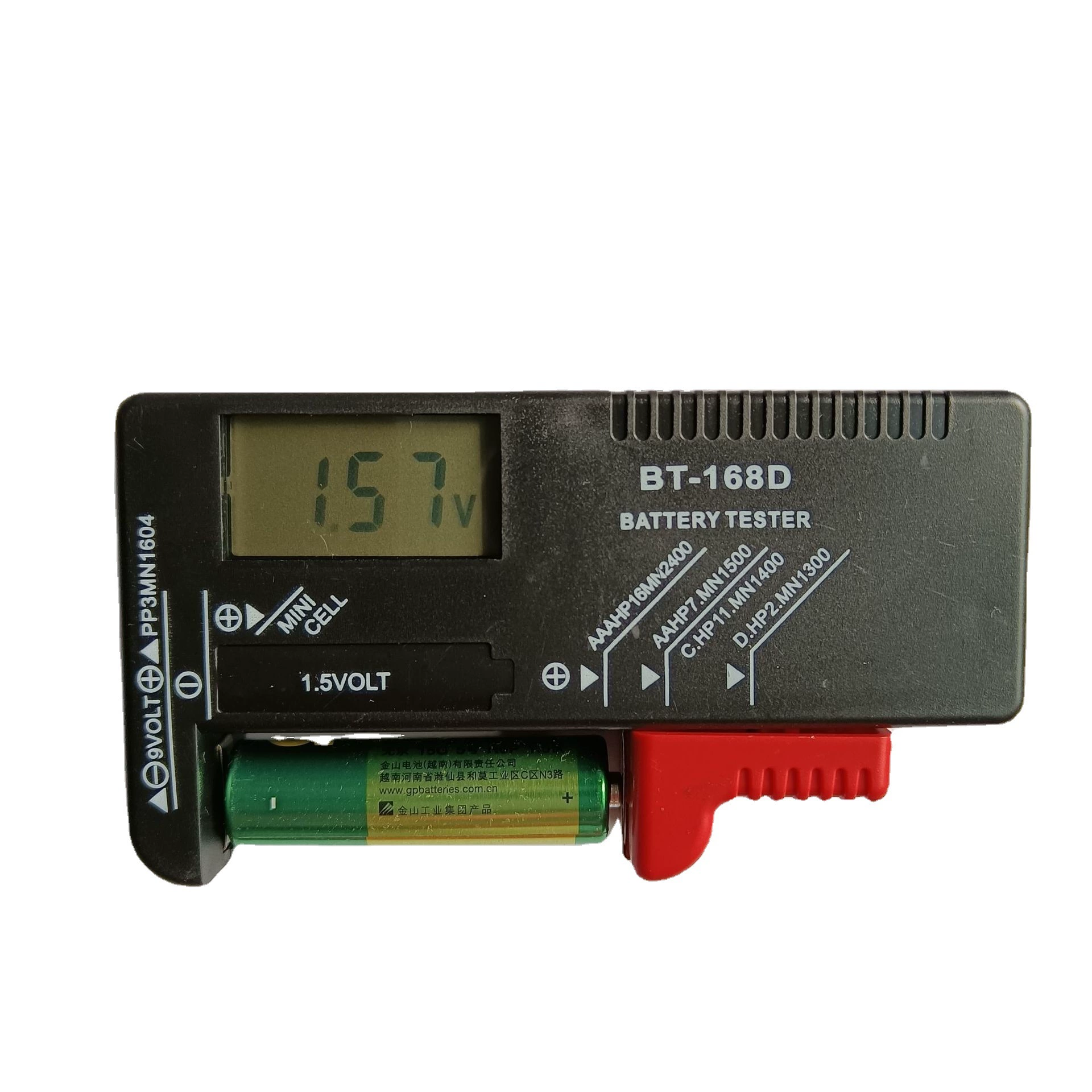 Тестер батареи BT168D Тестер батареи цифровой дисплей Тестер батареи Goldman Sachs Электроника