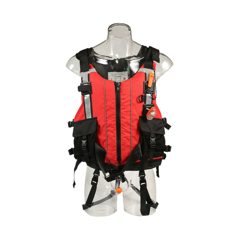 批发大浮力加厚防撞船用成人救生衣便携式游泳装备跨境水域救援