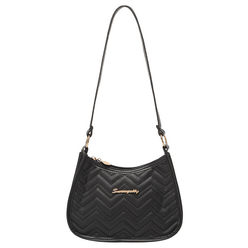 Embroidered armpit bag new style  foreign trade bag women wholesale fashion versatile shoulder bag ladies handbag