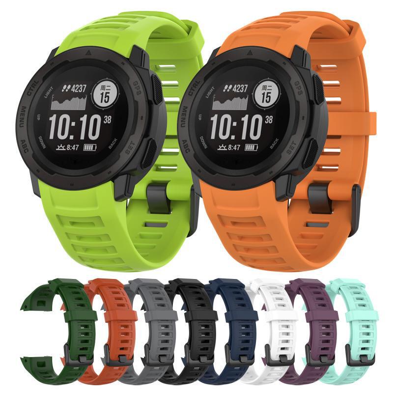 For Garmin Instinct Instinc Silicone Strap Garmin Instinct2 Solar Official Wristband For Garmin Instinct Instinc Silicone Strap Garmin Instinct2 Solar Official Wristband