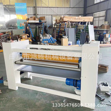 鸿腾加防护石膏板水性胶辊胶机 单面三辊涂胶机 保护膜覆膜机