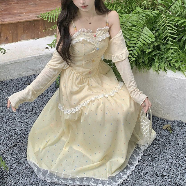 Plus-Size French-Style Sweet Lace Floral Dress for Women, 2026 Summer New Design, Waist-Cinching, Slimming Mid-Length Dress Plus-Size French-Style Sweet Lace Floral Dress for Women, 2026 Summer New Design, Waist-Cinching, Slimming Mid-Length Dress