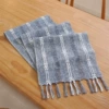 Small double jacquard dark blue
