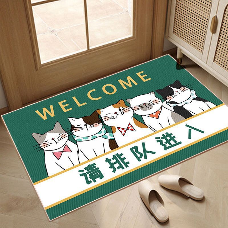 漫画ソフト珪藻泥吸収性フロアマット浴室ドア浴室滑り止め足マット漫画速乾性防湿家庭用|undefined