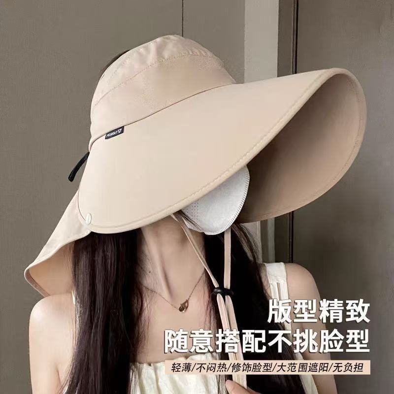 Temu transfronterizo sombrero protector solar para mujeres nuevo sombrero de sombrero