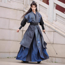 原创汉服男2025新款宋制齐腰襦裙侠客装古风居士书生武侠日常古装