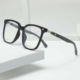 2024新款TR木纹防蓝光镜架ins学院风方框素颜镜可配近视M889876