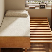 实木沙发床折叠两用抽拉床小户型客厅书房双人伸缩床多功能留宿床