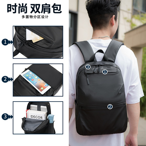  New Fashion One-Time Dropshipping Large Capacity Laptop Bag Direct Supply Backpack Wholesale