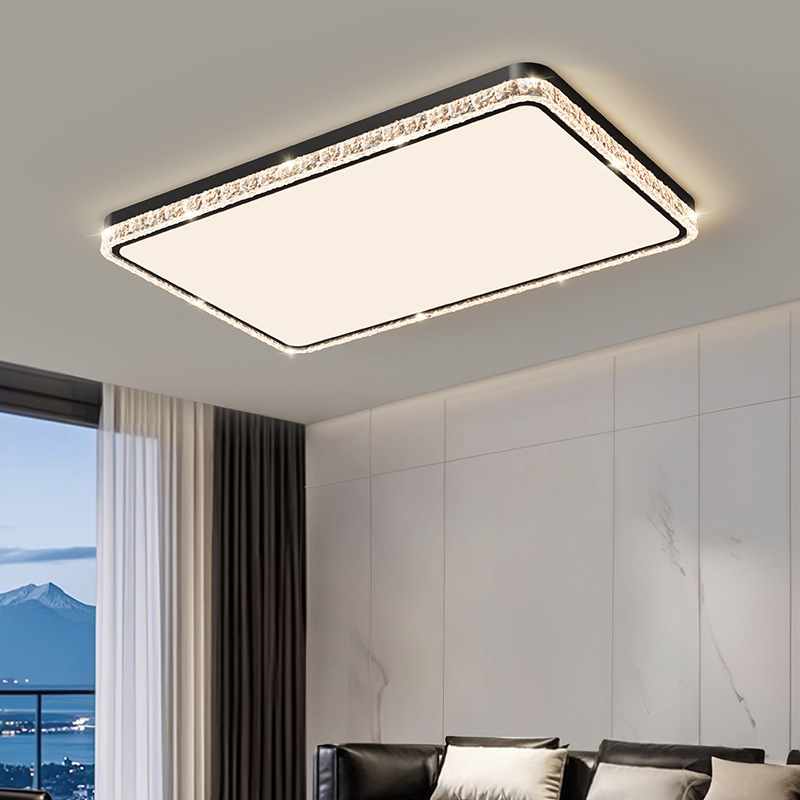 Grand View Garden lujo ligero italiano sala de estar lámpara de techo hielo grieta 2026 nueva alta sensación de gran lámpara 461L