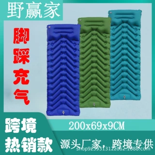 东莞实力厂家供应充气垫防潮轻型便携TPU户外充气床垫耐磨防水不