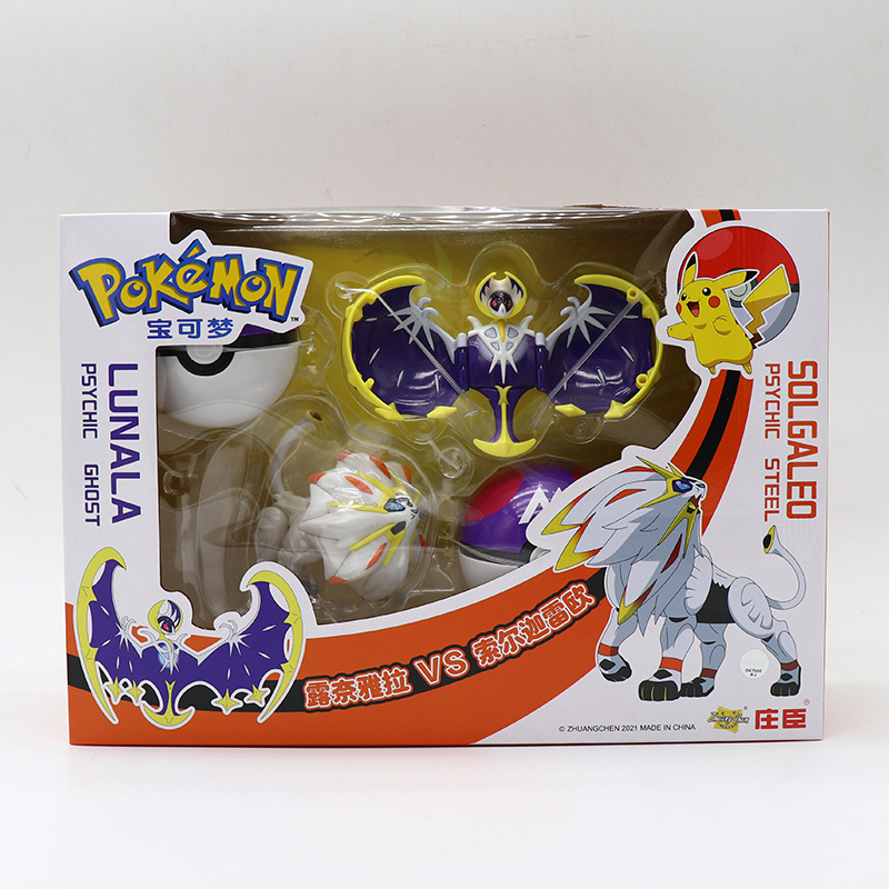 Figura de Juguete de Pikachu Transformable de Pokémon de Johnson & Johnson, Muñeco de Peluche, Adorno, Modelo de Gengar