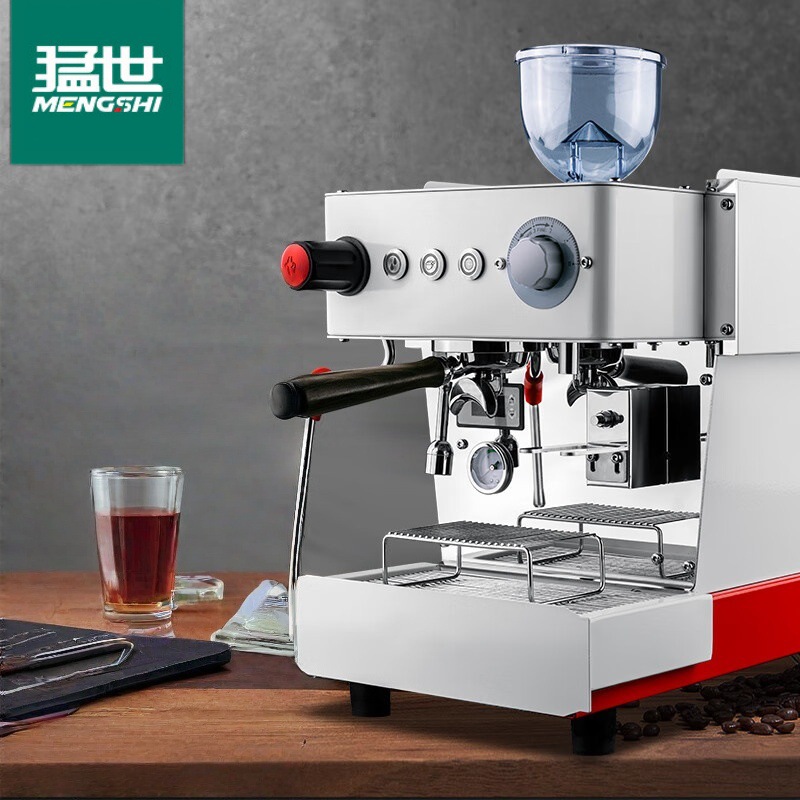 Máquina de café de molienda de tipo comercial, máquina de café semiautomática