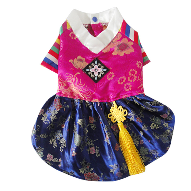 新款批發公主韓國寵物衣服 可愛裙子泰迪比熊薄款狗狗衣服夏季