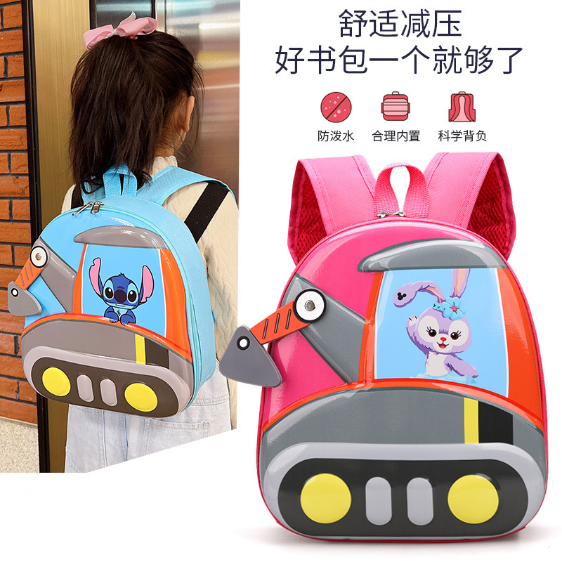 Cute cartoon casual children's schoolbags, backpacks, kindergarten eggshell schoolbags, Paw Patrol hard shell bags Item Picture