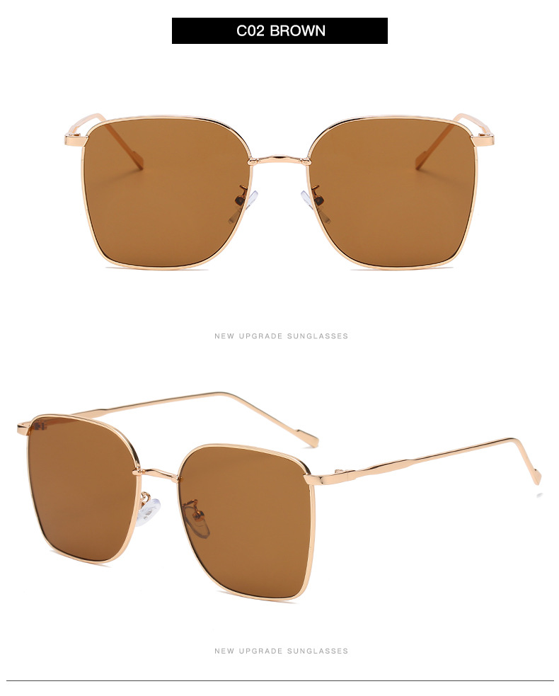 45g Weight Sunglasses Classification UV400 Protection Lens Material Outdoor Occasion Metal Material Geometric Pattern Unisex Gender Fashion Style Pink, Purple, Green, Gold, Black Color Fashion Geometric UV400 Protection Women's Sunglasses 6