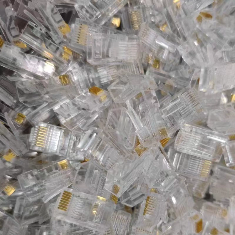 Компьютерные аксессуары партия кожаная бумажная сумка RJ45 неэкранированный суперэкранированный тип 8P8C сетевой кабель соединительный разъем