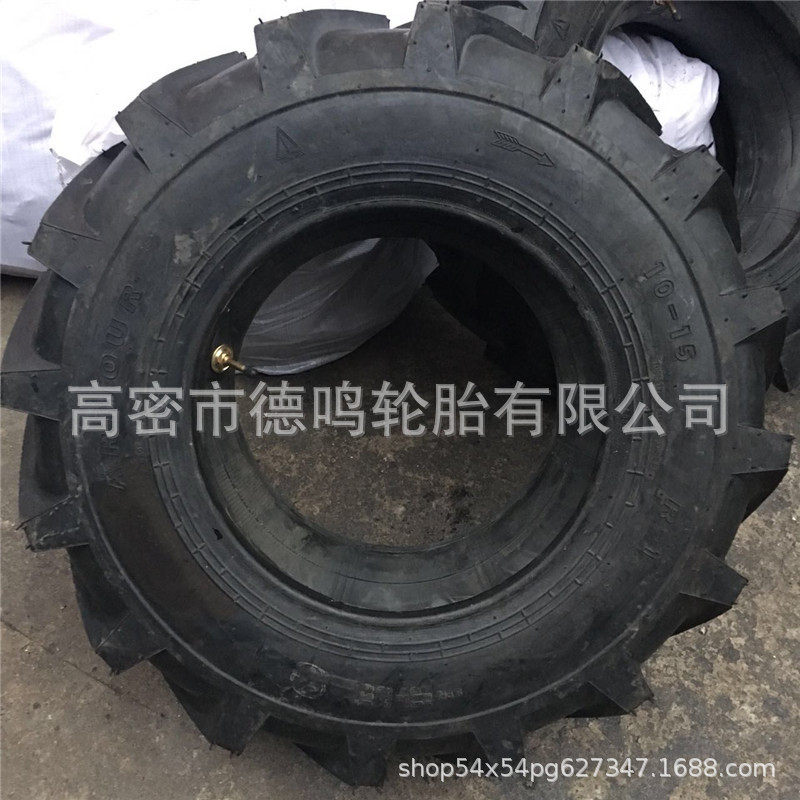 供应拖拉机轮胎 10-15 农用人字花纹轮胎