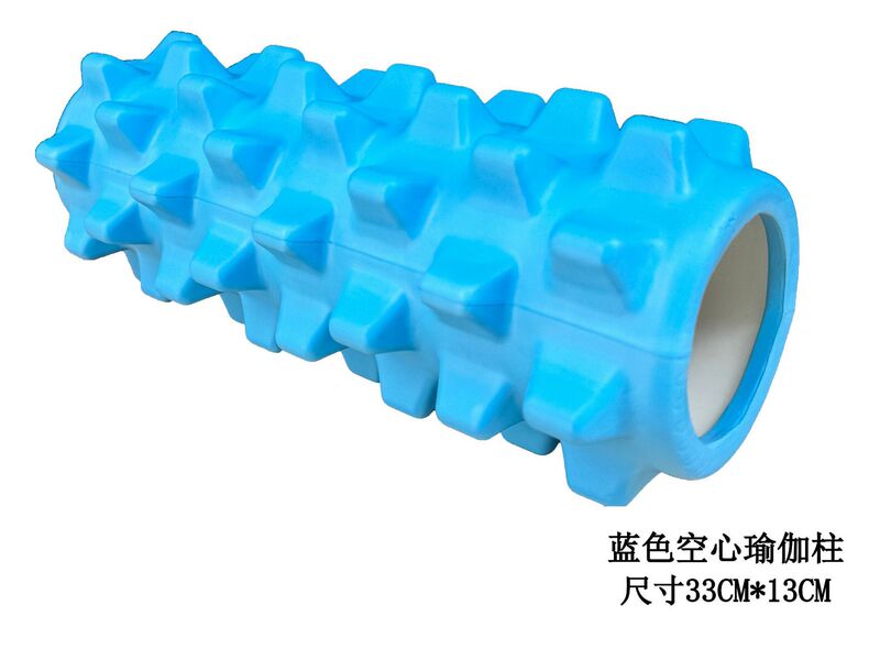 泡沫轴实心狼牙棒月牙款瑜伽柱专业瘦腿神器滚轴肌肉放松健身器材|undefined