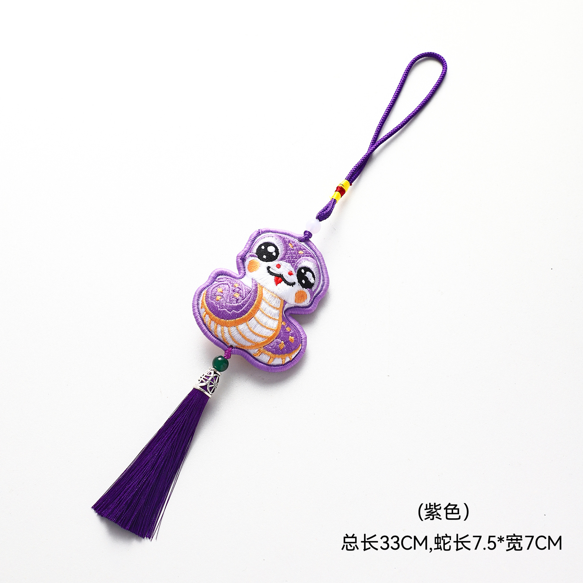 Cuerpo de siete colores de cordero Fu serpiente Lime colgante decoración de barril de Año Nuevo con florista material DIY colgante de flores