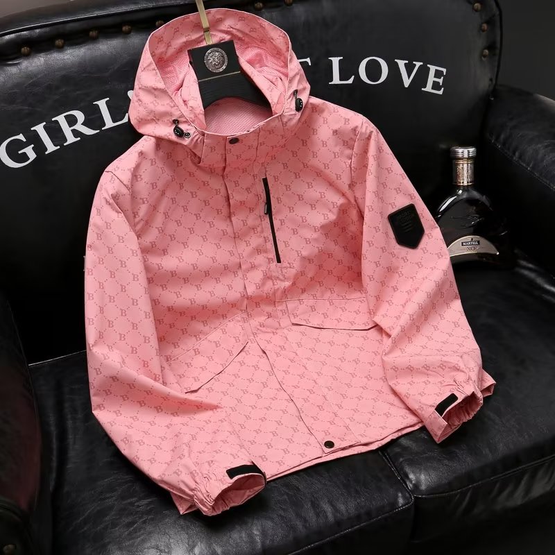 New Youth Men's Sports Spring And Autumn Casual Hooded Windbreaker Trendy Waterproof Outdoor Vintage Jacket_viptrois.com