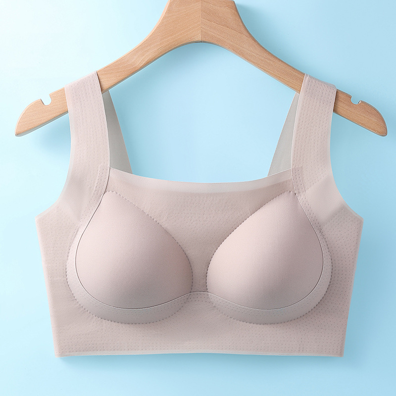 Reunir la hermosa espalda sin anillo de acero, chaleco envuelto en el pecho, almohadilla fija para el pecho para mujer