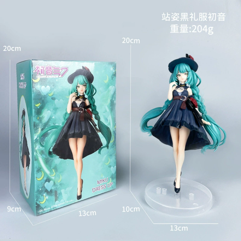 Фигурка Hatsune Miku, 20 см, многопозовая аниме модель, варианты в коробке/в пакете