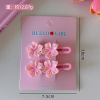 Brand hairpins, fuchsia cute hairgrip, hair accessory, wholesale