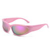 Sunglasses suitable for men and women, fashionable street bike for cycling, glasses, punk style