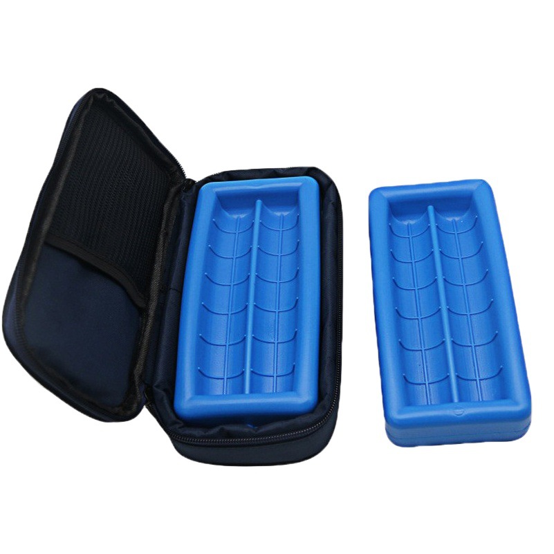 Los fabricantes de Jisi venden en stock amazon paquete de aislamiento de insulina de venta caliente caja fría caja de hielo de insulina