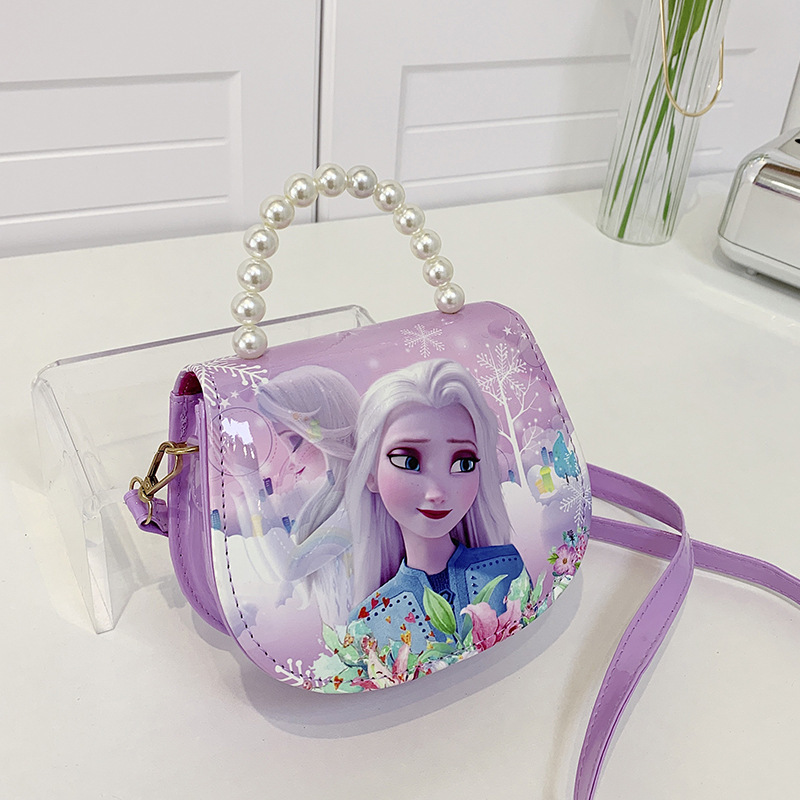 2024 nuevo bolso de hombro de hielo y nieve para niños de moda princesita salvaje fuera de la tendencia Aisha bolso de mensajero portátil lote