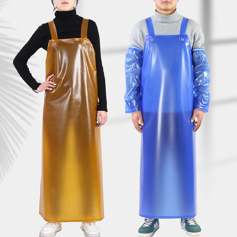 Oil-proof beef tendon apron labor protection work aquatic kitchen stone chemical widening plastic waterproof apron wholesale Oil-proof beef tendon apron labor protection work aquatic kitchen stone chemical widening plastic waterproof apron wholesale