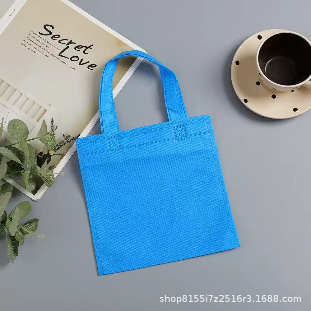 Comercio exterior transfronterizo explosión dulces no tejidos bolsas de mano de color sólido se pueden personalizar LOGO se puede enviar