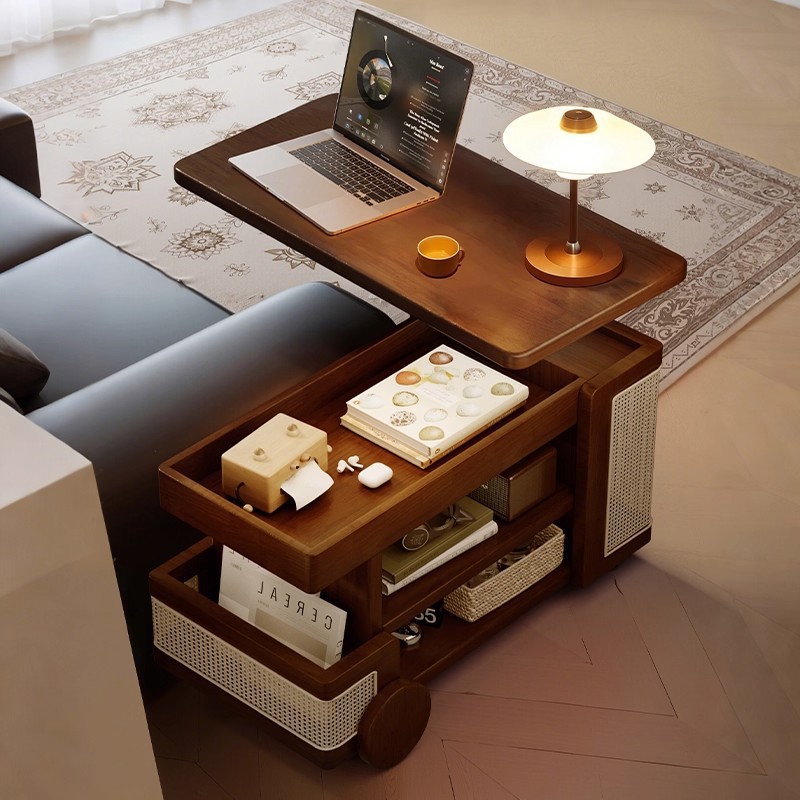 Gabinete de sofá móvil de madera sólida elevable Gabinete de sofá doméstico de salón de carro de autobús de carro