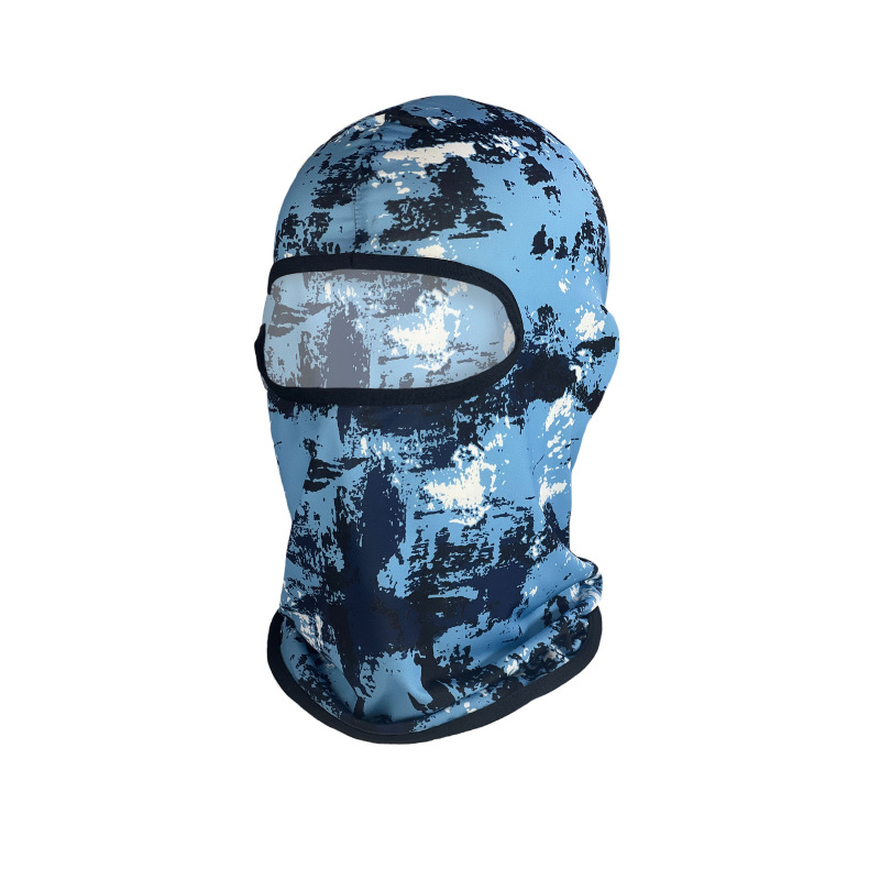 Protección solar de seda de hielo transfronteriza para exteriores, protección facial, capucha, máscara de ciclismo, motocicleta, a prueba de viento, cara deportiva de secado rápido de verano, Gini