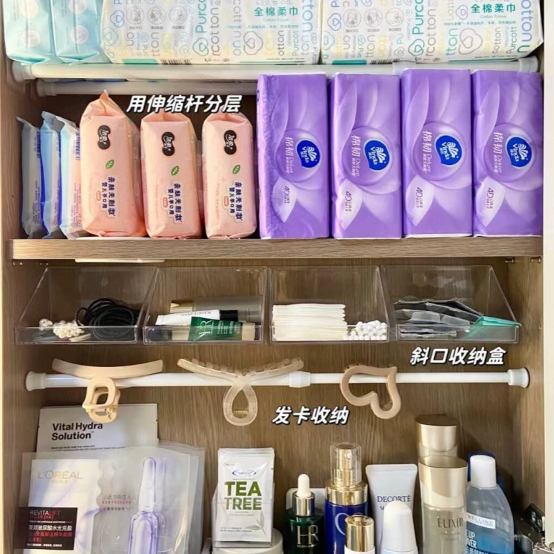 Зеркальный шкаф Ящик для хранения Шкаф для ванной комнаты Внутренняя стеллаж для хранения Стол для мытья унитаза Настенная Косметическая губная помада